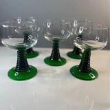 5 vintage Roemer glasses