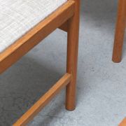 Set of 6 dining chairs in oak by Meubelatelier Vanda Watervliet, 1960s