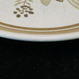 6 flat plates vintage flower decoration Lonchamp