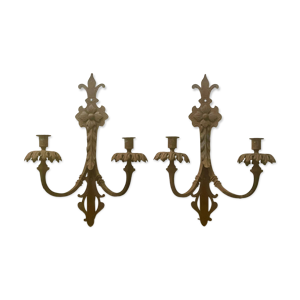 Grande paire d'appliques