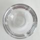 Vintage Vannes crystal round ashtray