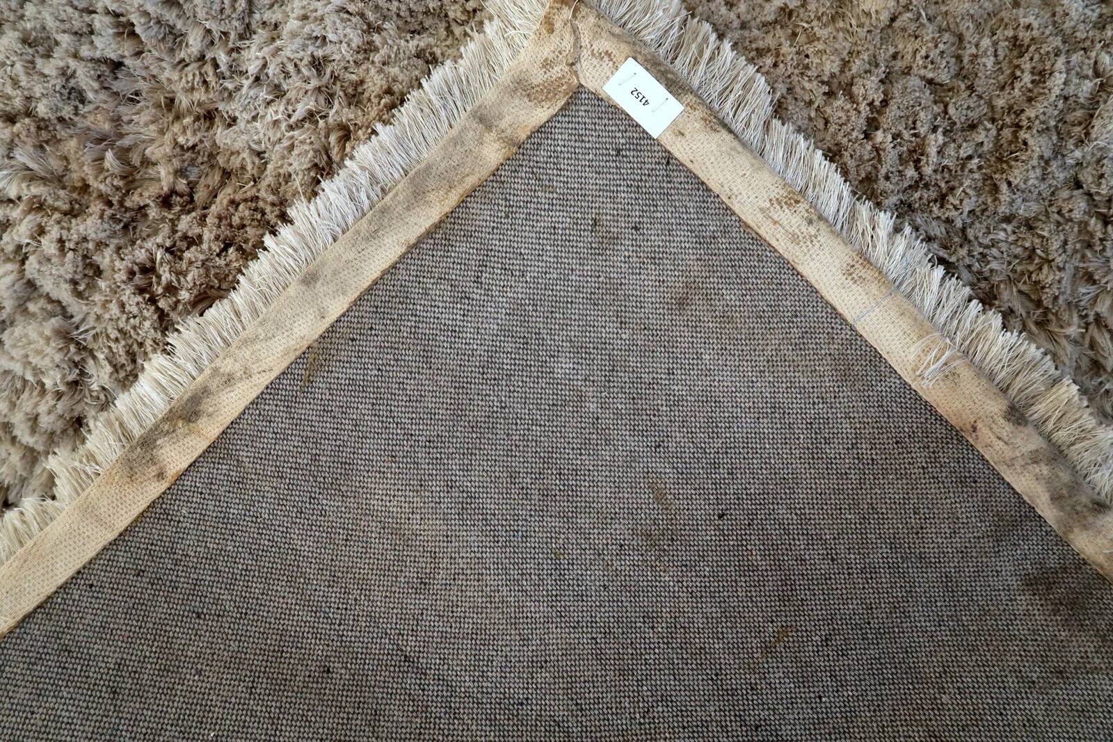 Vintage 1960s Scandinavian shag rug, Flokati style, 200cm x 203cm