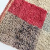 Moroccan Berber carpet Boujaad with colorful flats 234x143cm