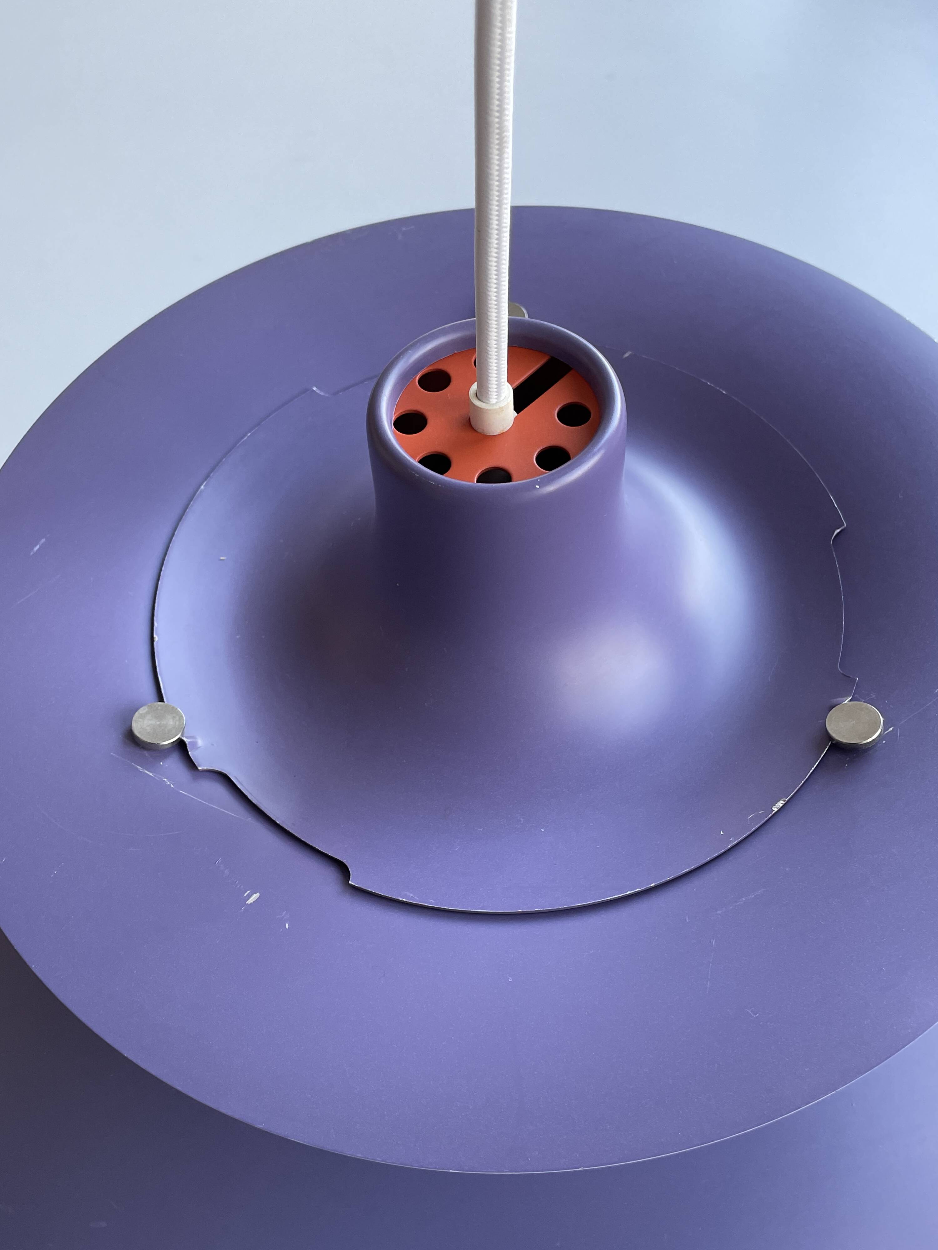 Ph5 Purple Pendant Lamp by Poul Henningsen for Louis Poulsen Denmark
