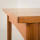 Small square exendable vintage teak table,Denmark|1960s