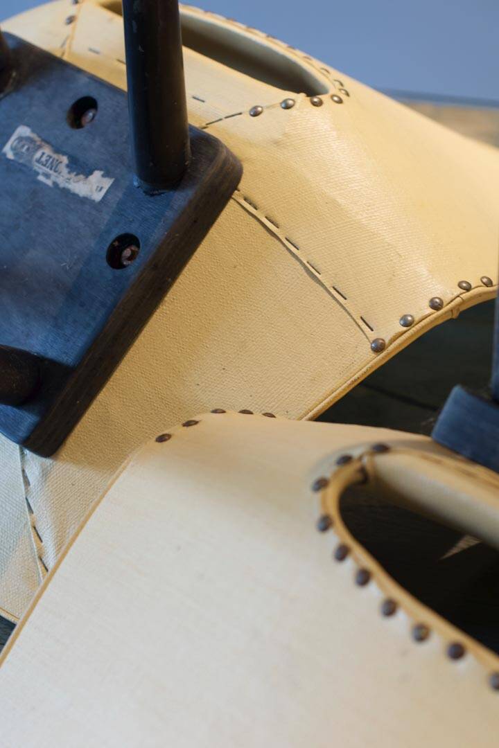 Pair of yellow “Tonneau” chairs Pierre Guariche edition Thonet 1950