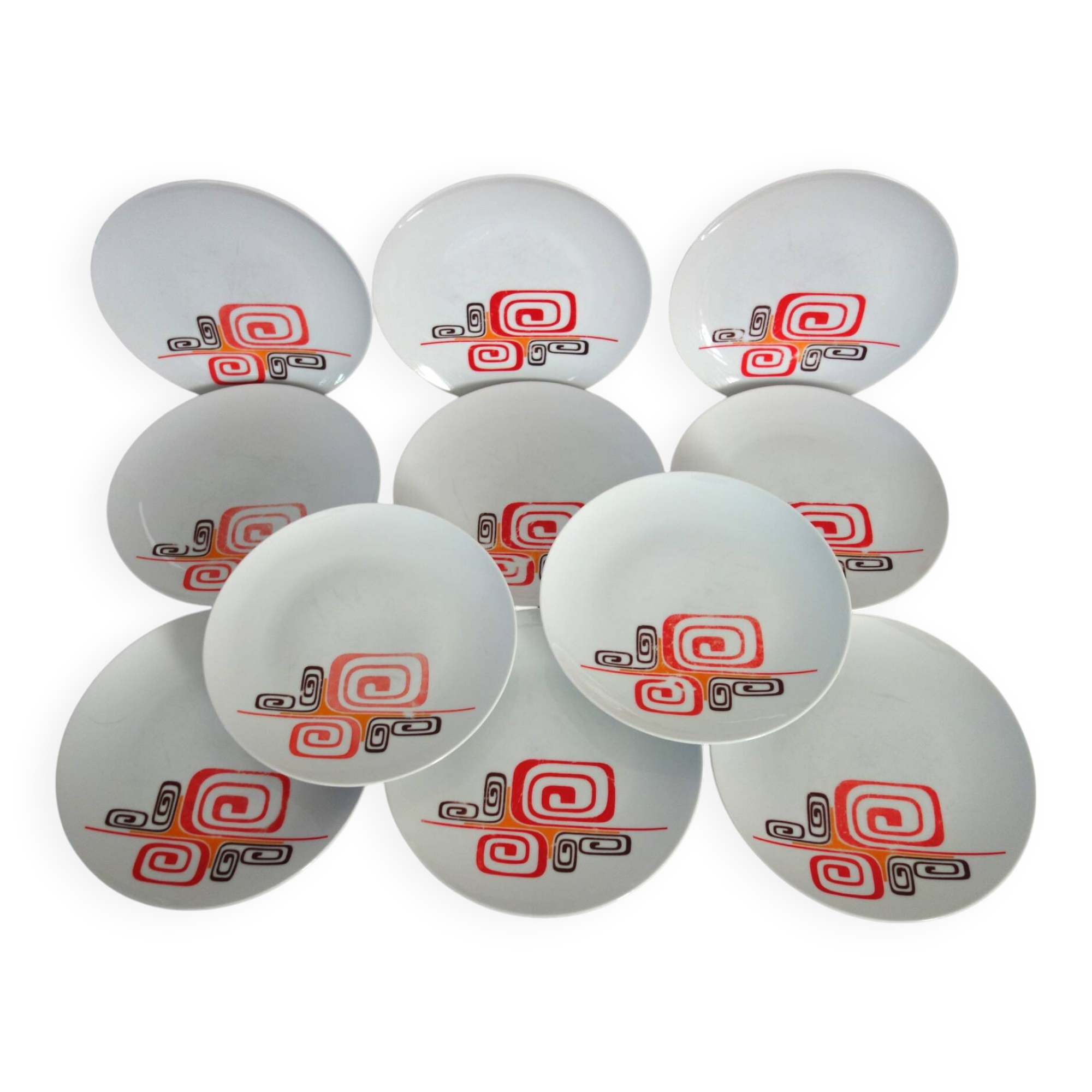 11 Winterling Marktleuthen Bavaria 70's dinner plates