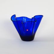 Glass vase, Danish design, 1970s, made in Denmark