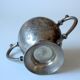 Antique silver plated sugar bowl, EPNS silver plated