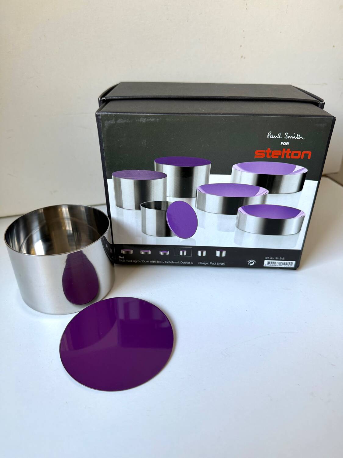 PAUL SMITH for Stelton stainless steel container never used nib