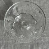 Set of 10 small vintage glass ice cream bowls.