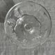 Set of 10 small vintage glass ice cream bowls.