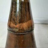 Pair of industrial stools foot in copper metal
