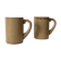 Paire de mugs en grès de puisaye de charles gaudry, années 60