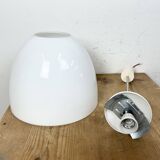 Vintage Chandelier with Milk Glass from Elektrosvit, 1960s