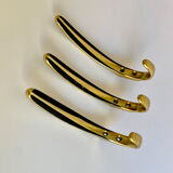Coat wall hook, set of 3, 1950s