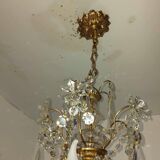 Large 19th century crystal chandelier