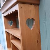 Wooden wall shelf/dresser