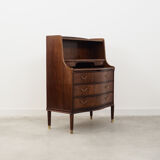 Walnut secretary, Danish design, 60's, production: Denmark