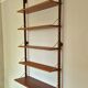 Étagère murale scandinave en teck Ergo, 1960