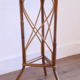 Sellette en rotin vintage