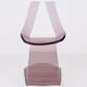 Lavender Lucite chair by Michel Dumas, France, 1970.