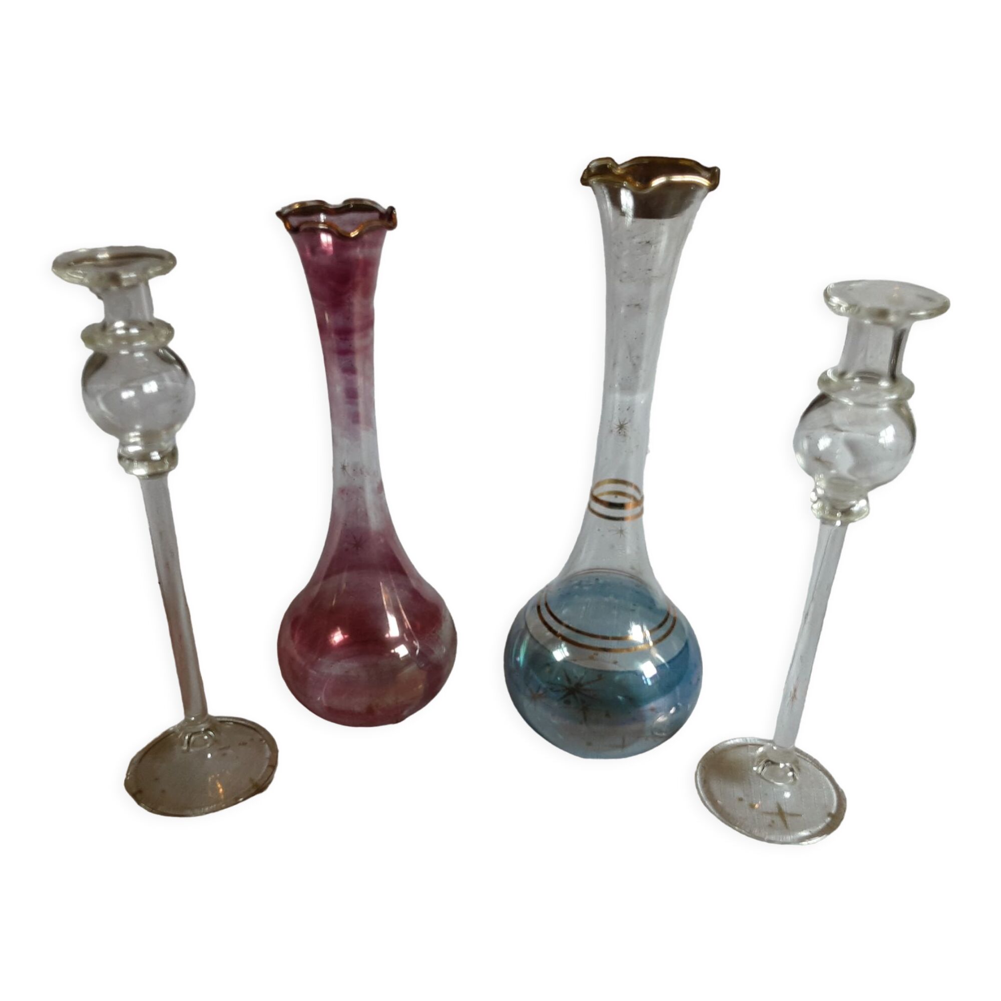 Lot de 4 vases égyptiens