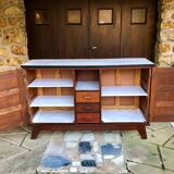 Modernist buffet "Reconstruction" of 1945 by René Gabriel: furniture of disaster victims