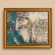Pierre Thomas (1865-1930) — Riverbank in Limousin, oil on canvas