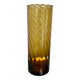 Set of 5 vintage twisted glasses – orange-brown orangeade – 60s/70s