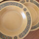 6 assiettes creuses Kiln Craft Bacchus | Grès anglais Staffordshire