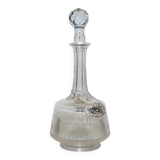 Antique Cut Crystal Carafe Sterling Madeira 1973