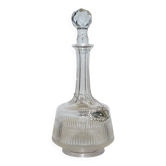 Carafe en Cristal Taillé Antique Sterling Maderia 1973