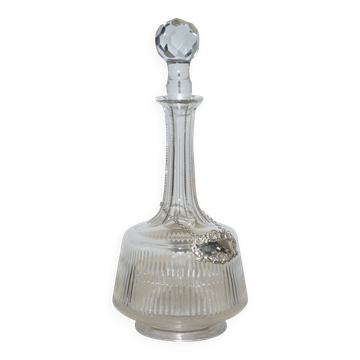 Antique Cut Crystal Carafe Sterling Madeira 1973