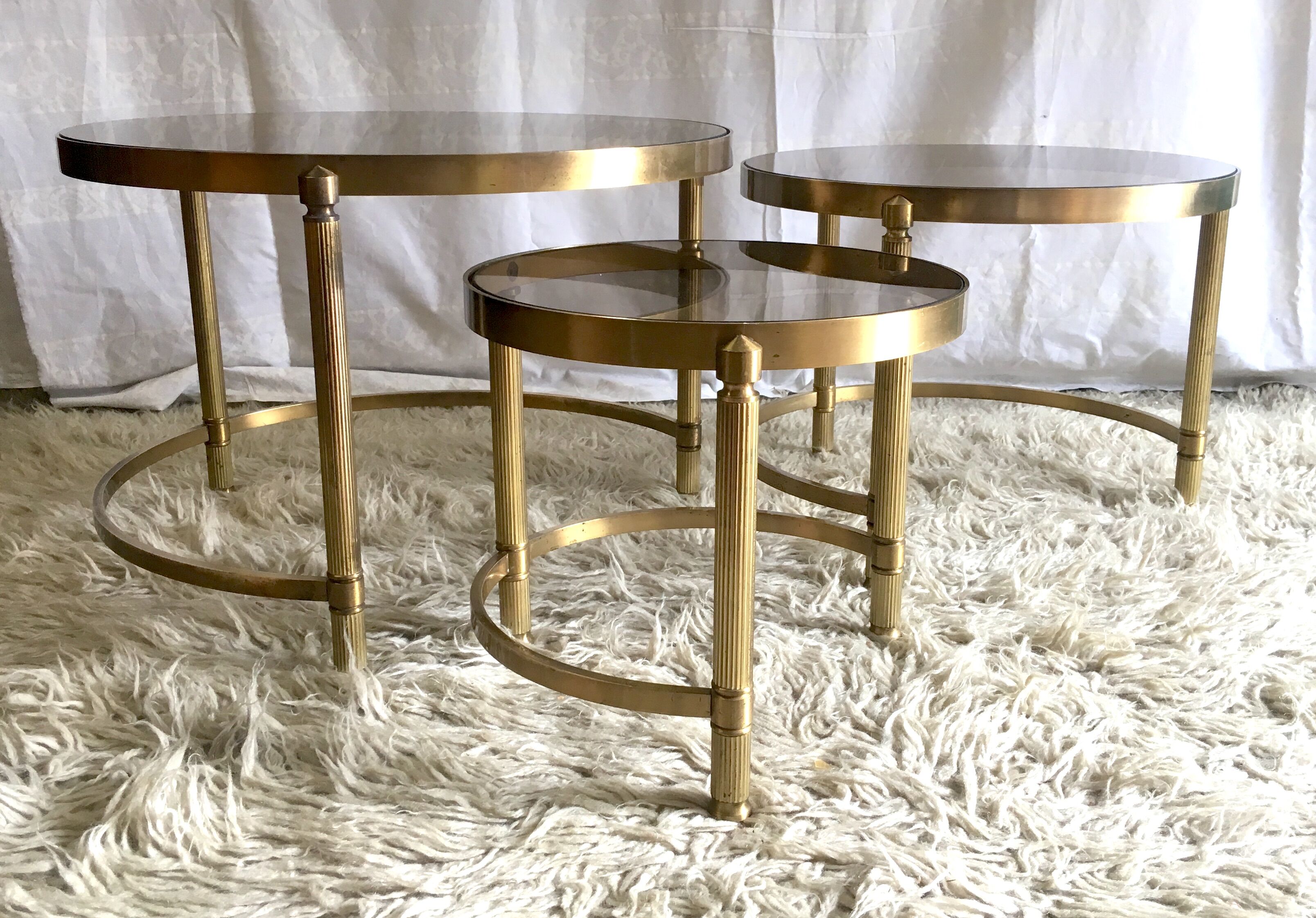 Tables basses gigognes années 60/70