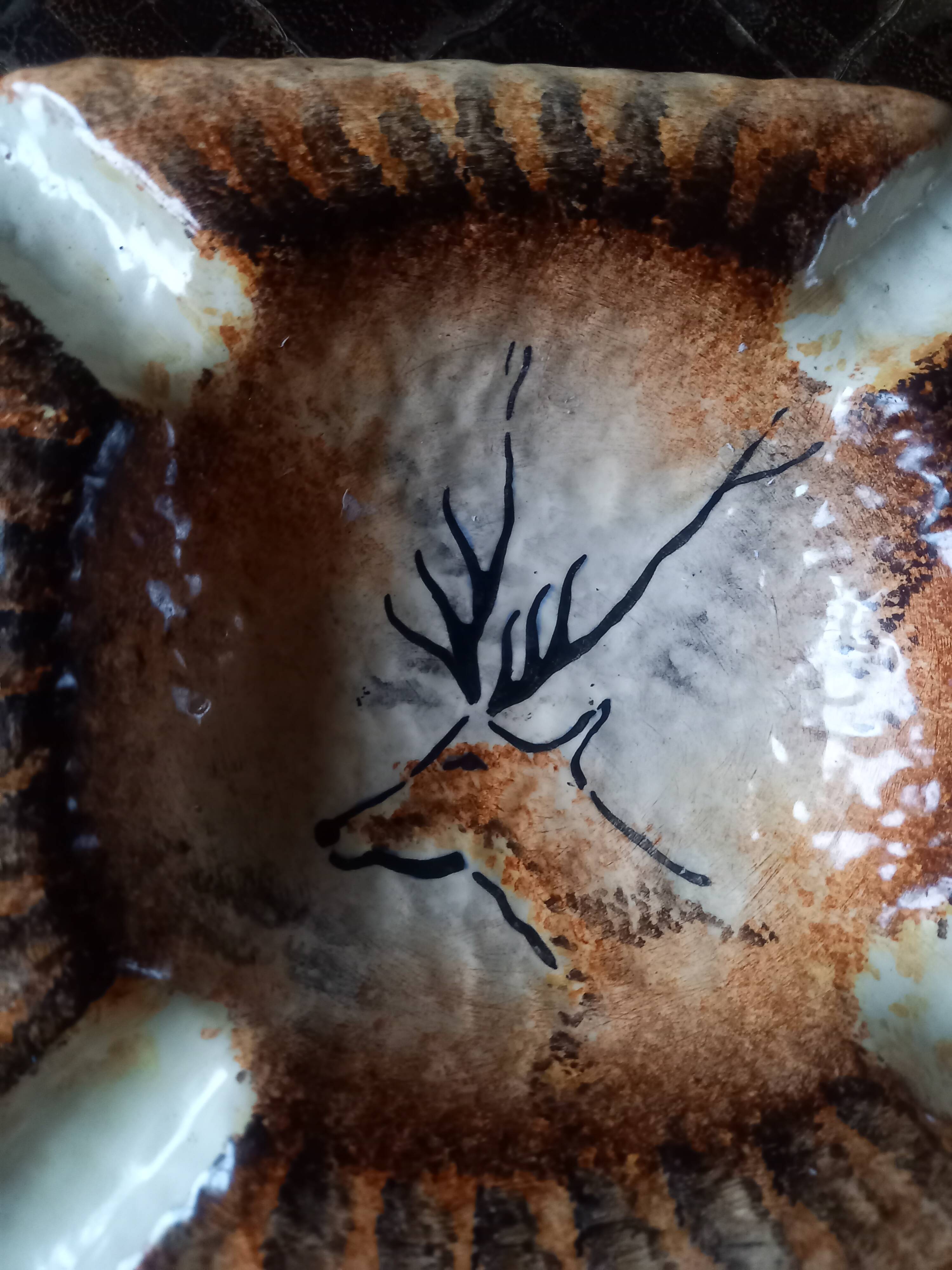 Bruno Dose vintage ashtray pocket tray Poterie du Breuil