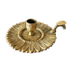 Brass hand-held candlestick