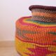 Panier Bolga panier décoratif africain Multicolore