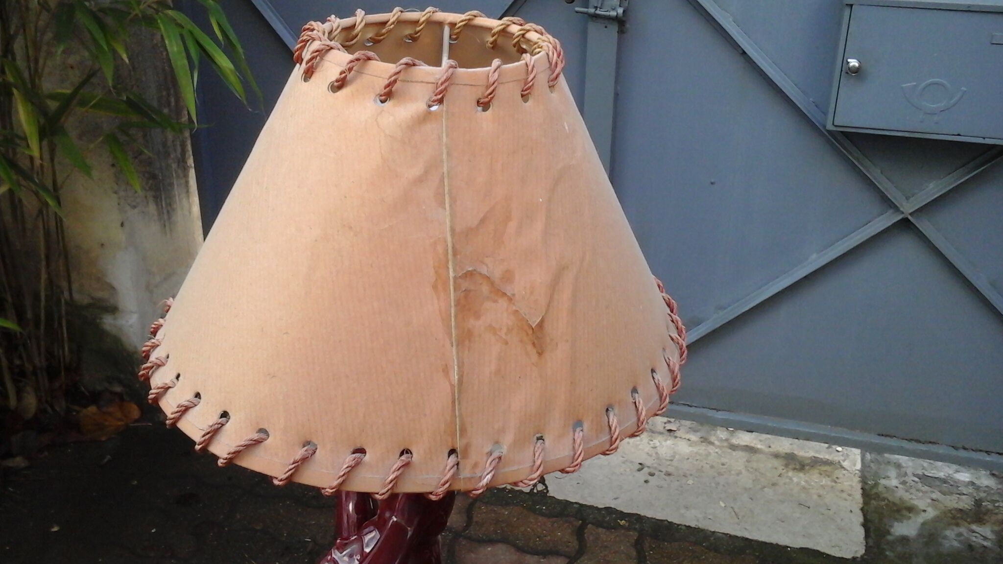 Sirène lamp signed S.R Bonome