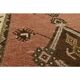Orange Turkish Vintage Handmade Wool Runner Rug 82x256