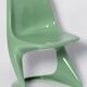 Mid-century Casalino chair in jade green, Alexander Begge, Casala, Germany 1970s.