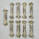 Antique ceramic knife holder / handmade / XIXth