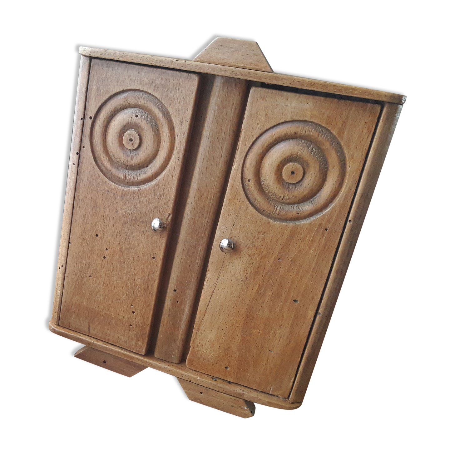 Antique doll cabinet and trunk