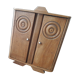 Antique doll cabinet and trunk