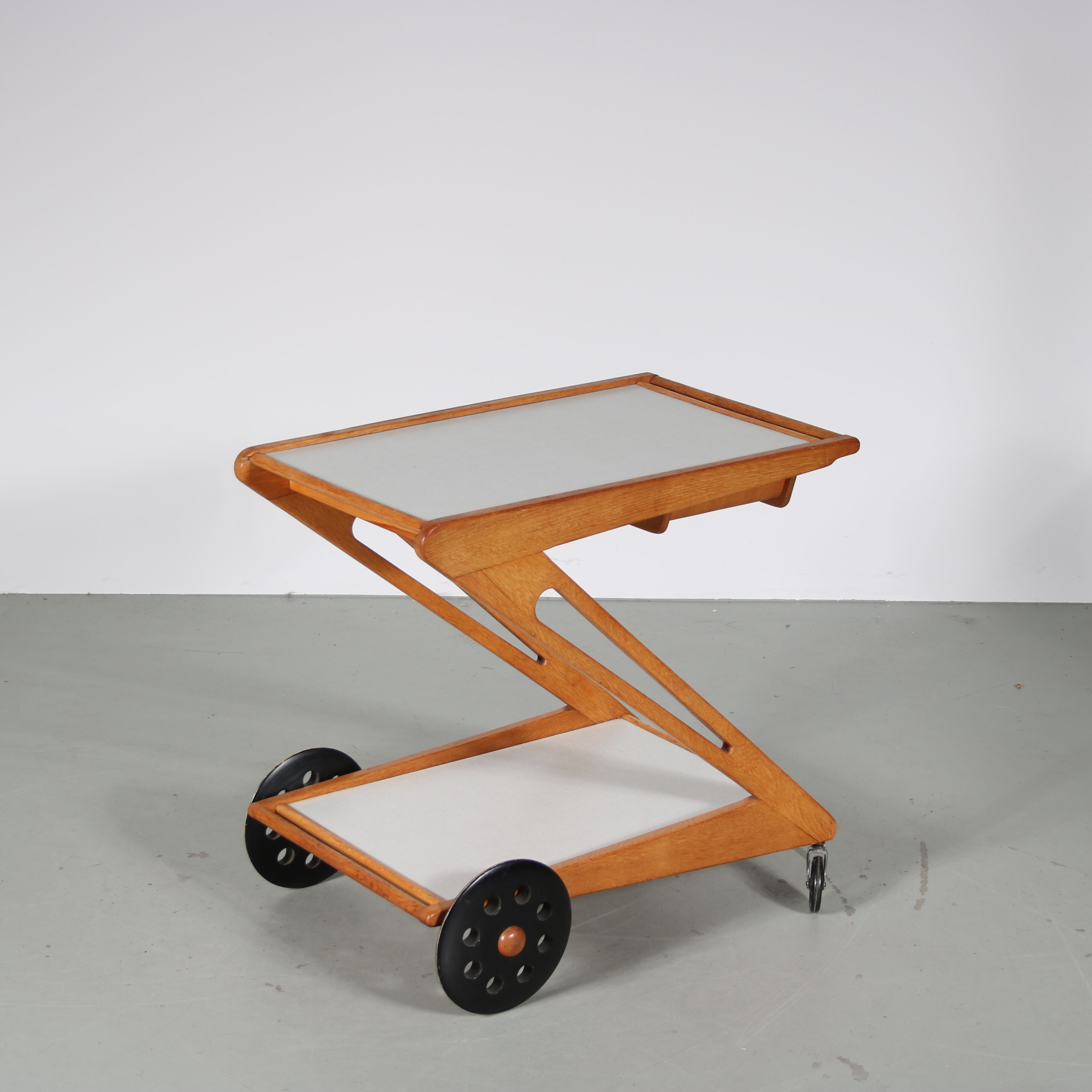 Cees Braakman “Mobilo PE03” Trolley for Pastoe, Netherlands 1950
