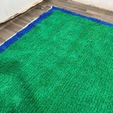 Green Berber wool rug 200cmx300cm