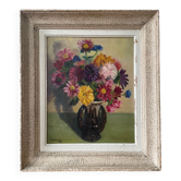 Nature morte signée Maurice Merger de 1957