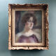 Tableau années 30 "La femme rousse"