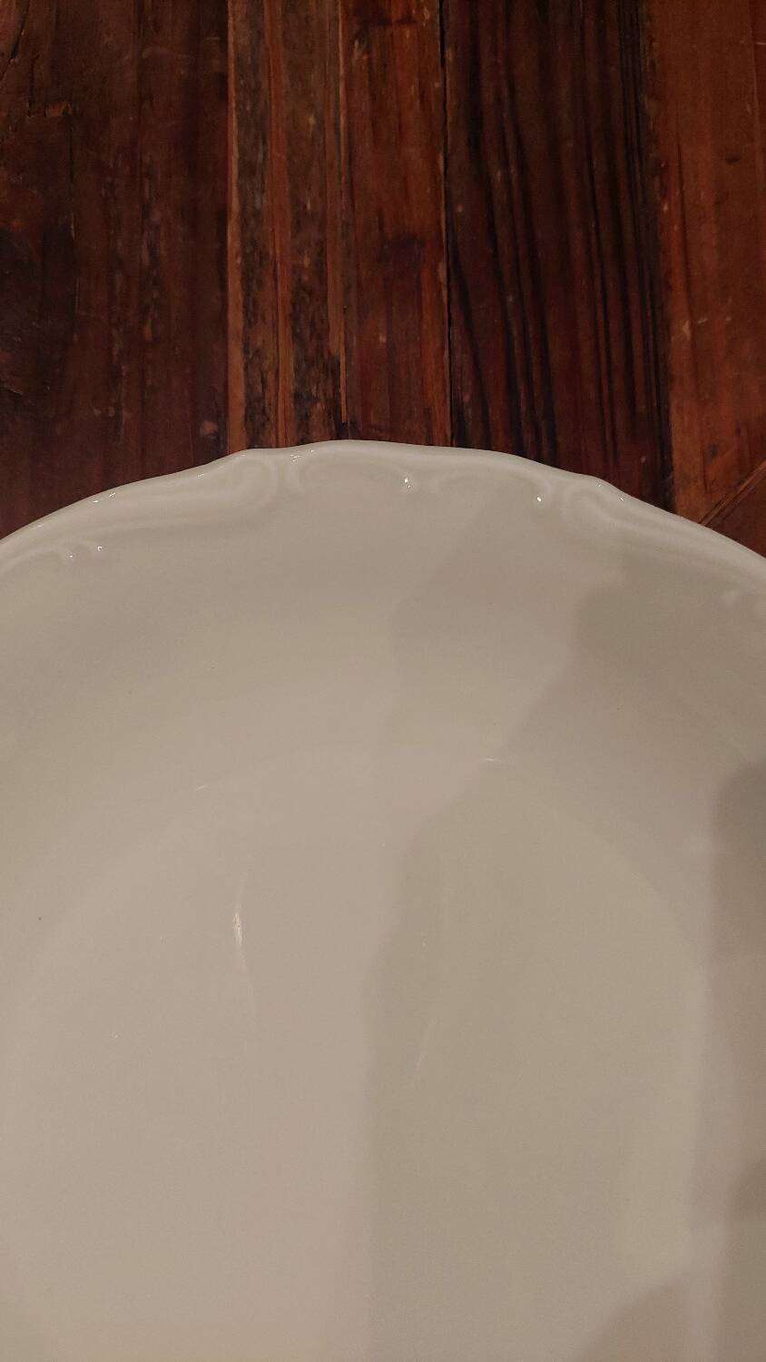 Set of 12 Sologne Larchevêque porcelain plates