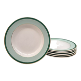 6 assiettes creuses Modèle Alésia de « KG Lunéville »